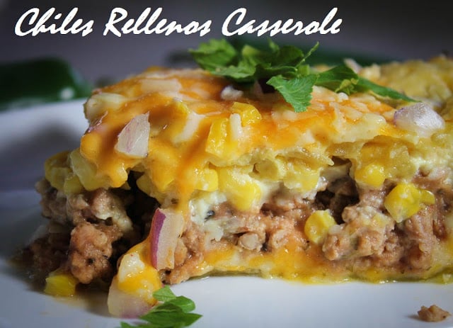 Chiles Rellenos Casserole | Laughing Spatula