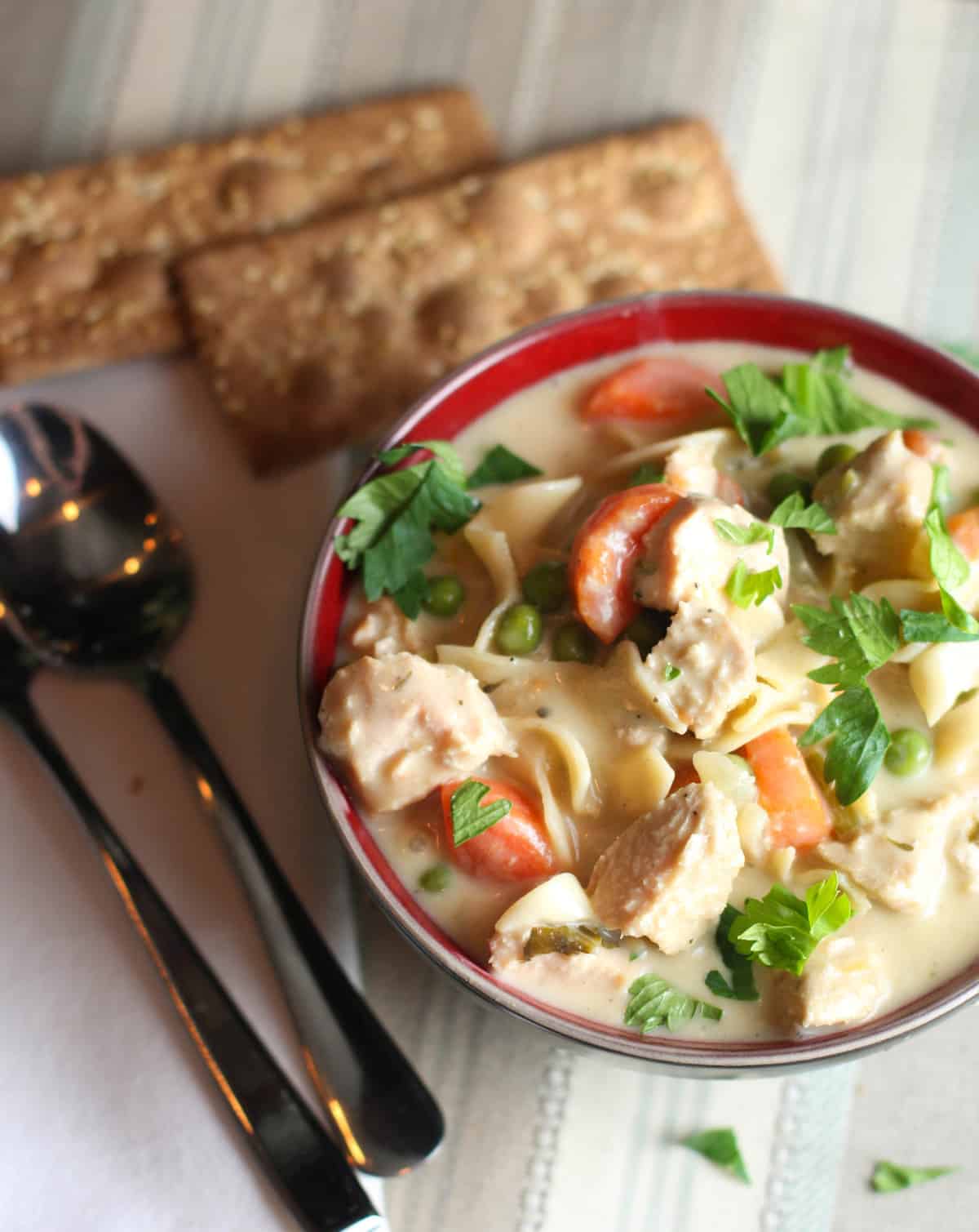 Easy Asian Chicken Noodle Soup - Cooking for Keeps