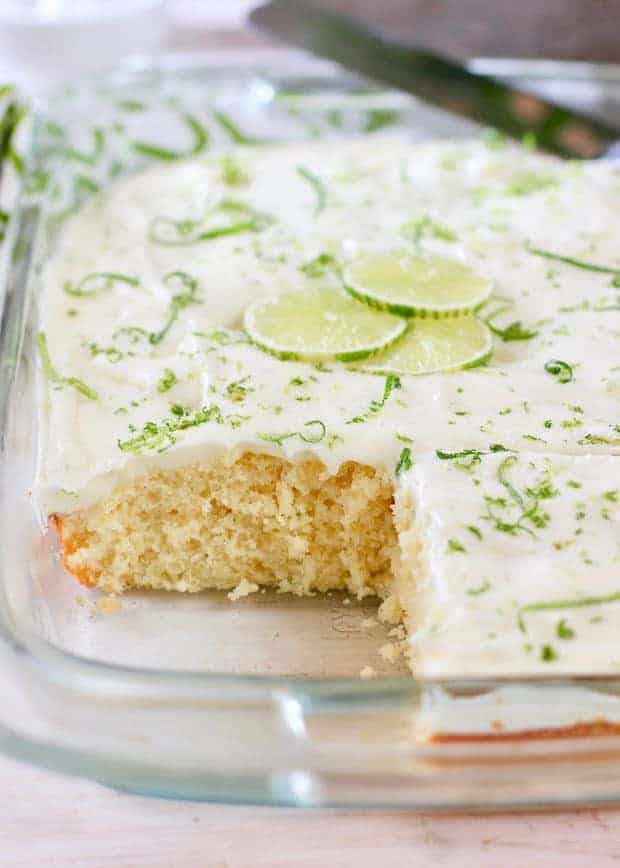 Fresh Key Lime Cake Laughing Spatula