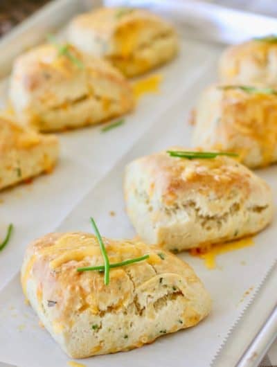 Cheddar and Chive Savory Scones