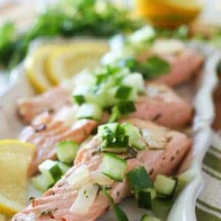 Cold Poached Salmon