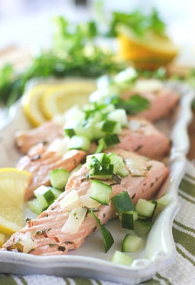 Cold Poached Salmon