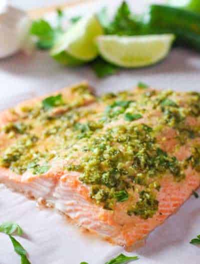 Lime and Garlic Salmon-image
