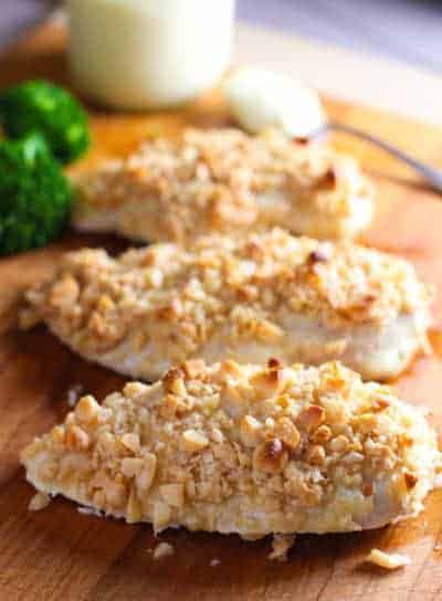 Baked Macadamia Nut Crusted Chicken Laughing Spatula