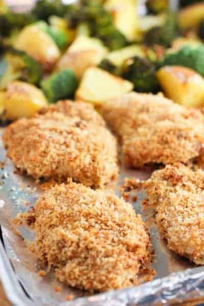 Best Crispy Oven Baked Chicken Cutlets - Easy Recipe - Pinch Me Good