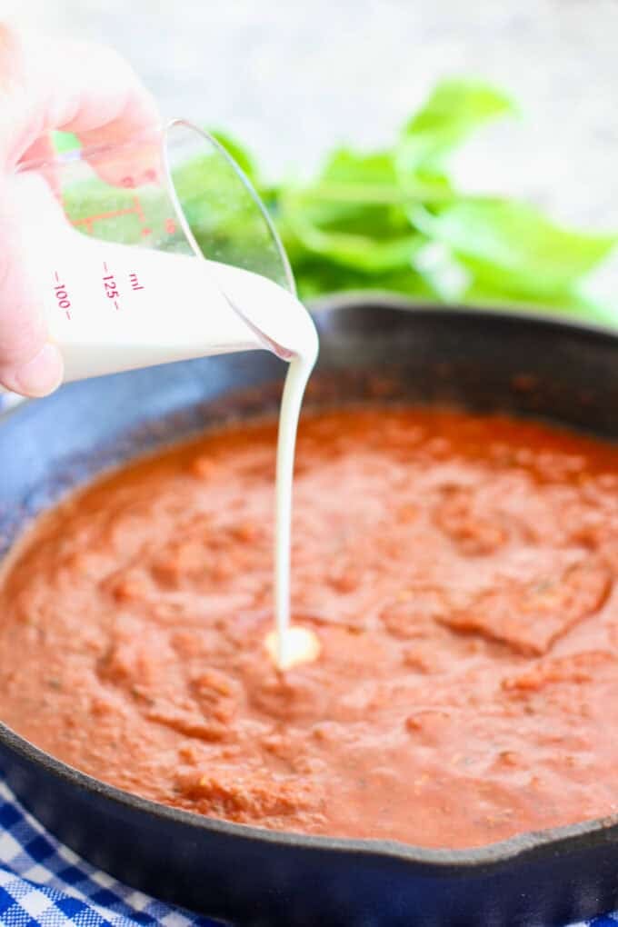 how to make creamy marinara sauce