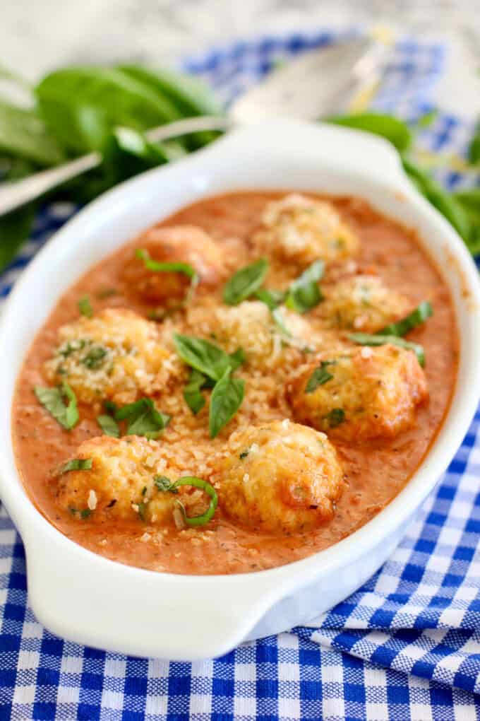 Chicken Parmesan Meatballs
