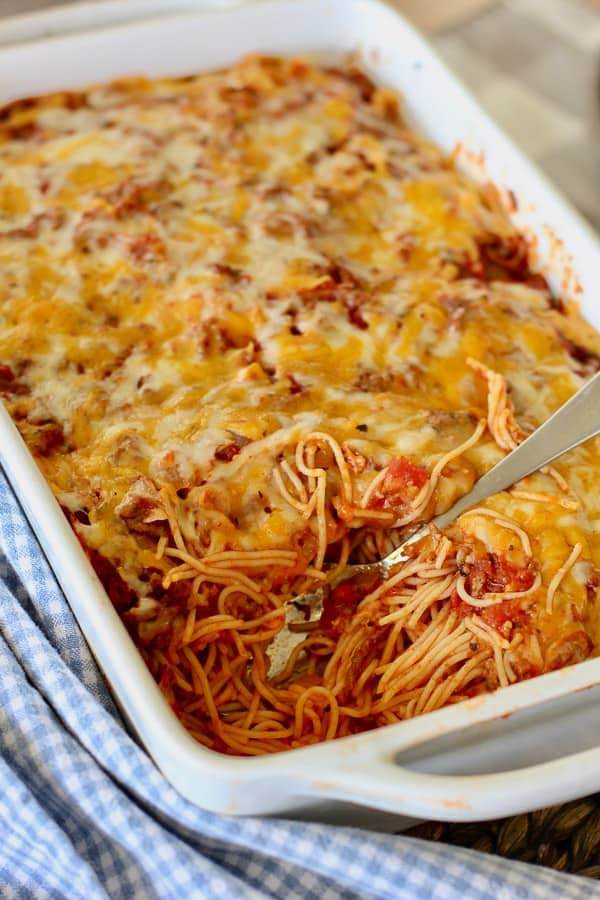 baked spaghetti casserole