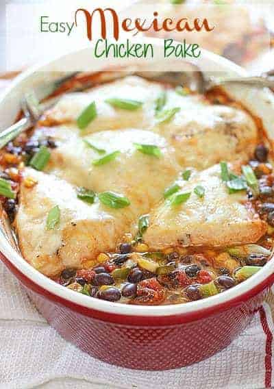 Easy Mexican Chicken Bake