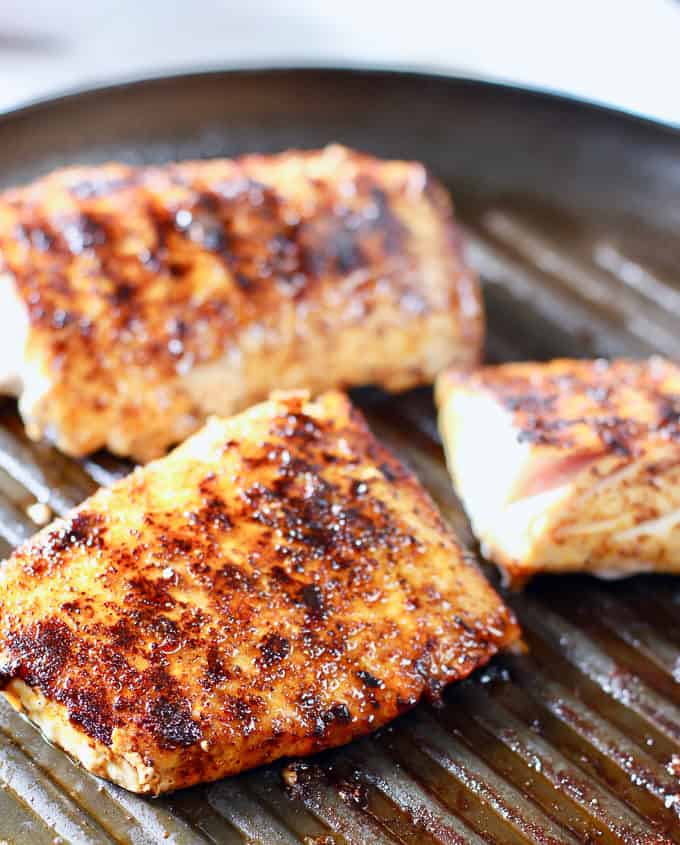 seared mahi fillet