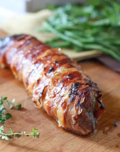 Prosciutto Wrapped Pork Tenderloin | Laughing Spatula