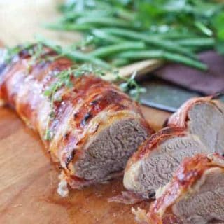 Prosciutto Wrapped Pork Tenderloin - Laughing Spatula