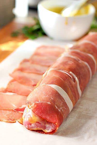 Prosciutto Wrapped Pork Tenderloin | Laughing Spatula