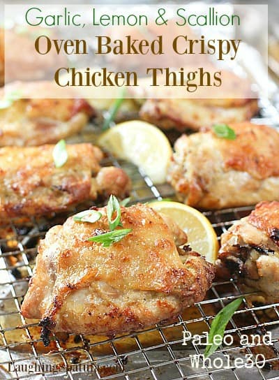 Oven Baked Crispy Chicken Thighs