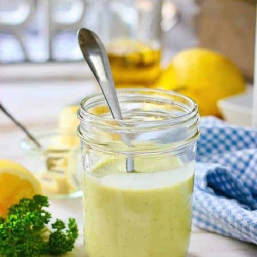 Lemon Dijon Vinaigrette - A Sprinkle and A Splash