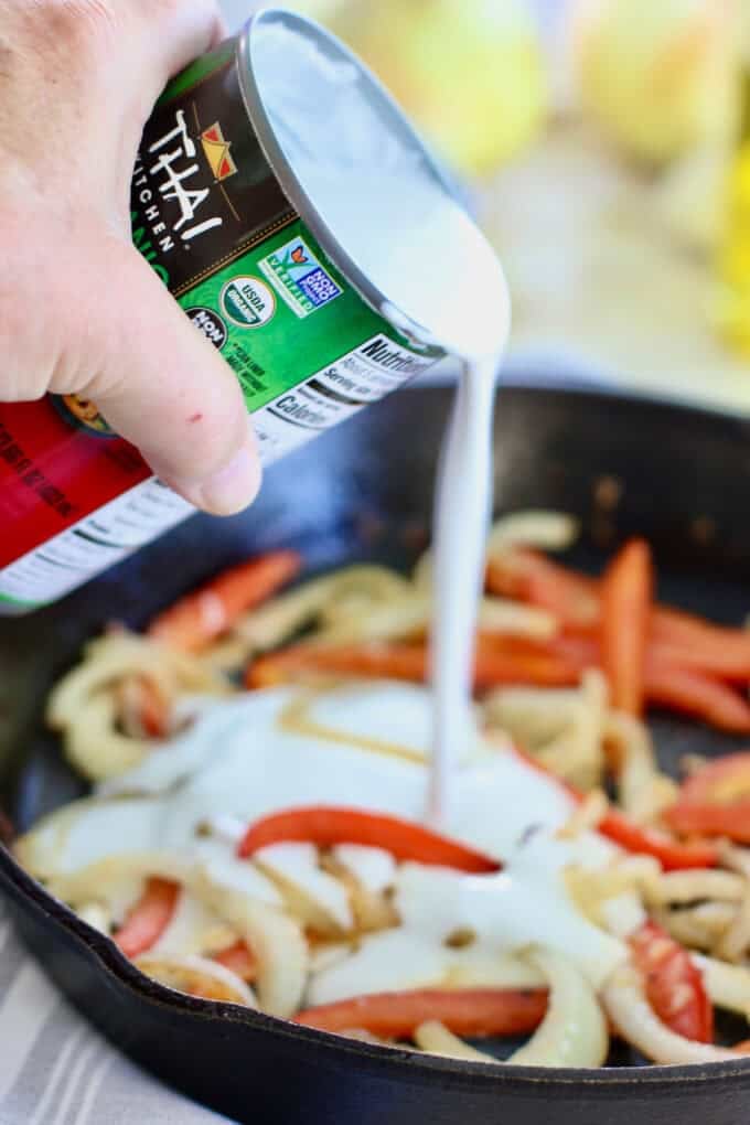 how to use coconut milk in thai chicken