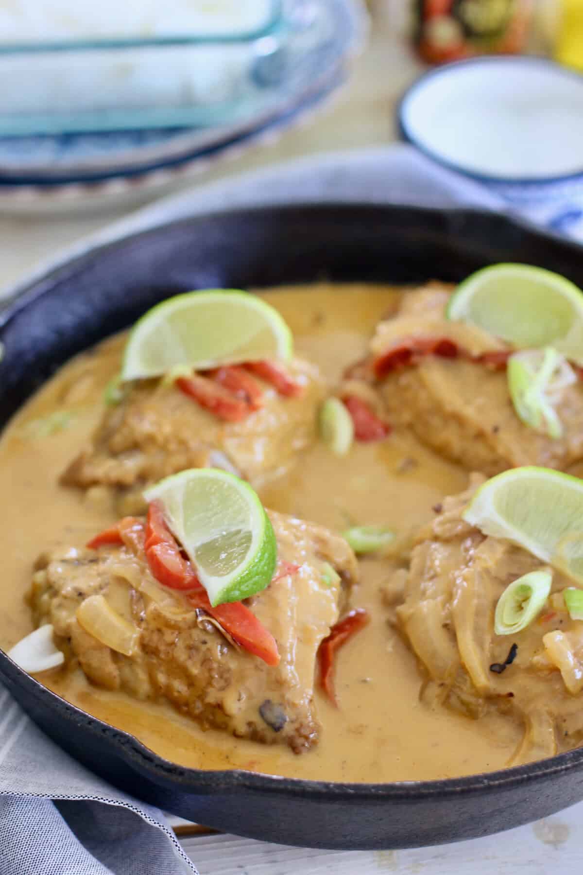 One pan chicken thigh recipe