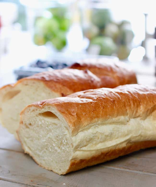 French bread for the casserole