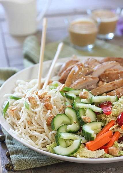 Thai Chicken and Noodle Salad 