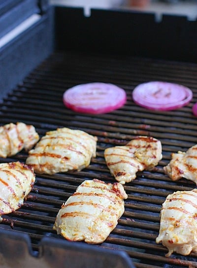 MoJo Chicken on the  Grill