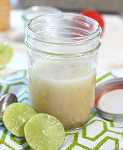 Power Salad Dressing Honey Lime Vinaigrette