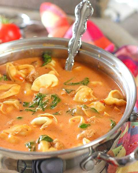 Italian Tortellini Soup in a Jar