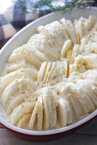 Easy Cheesy Scalloped Potatoes - Laughing Spatula