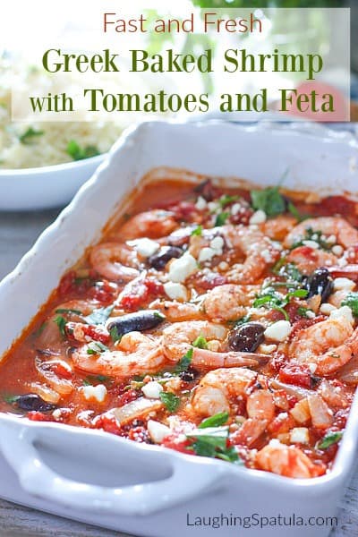 Greek Shrimp with Tomatoes and Feta - The Endless Meal®