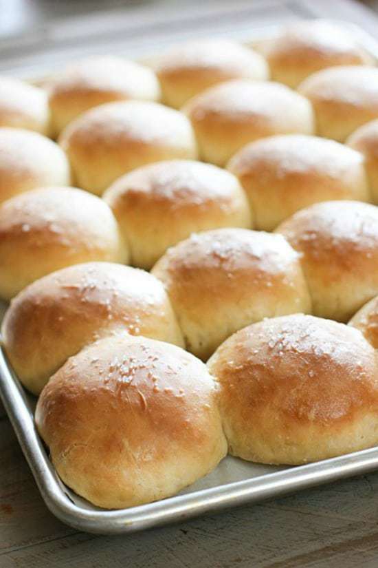 Easy Dinner Rolls on sheet pan