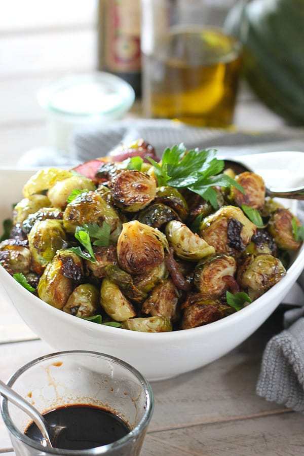 Brussels Sprouts in a bowl