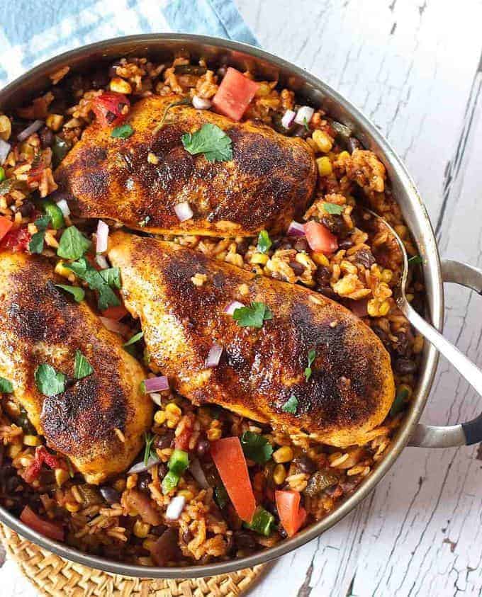 Instant pot southwestern chicken best sale and rice