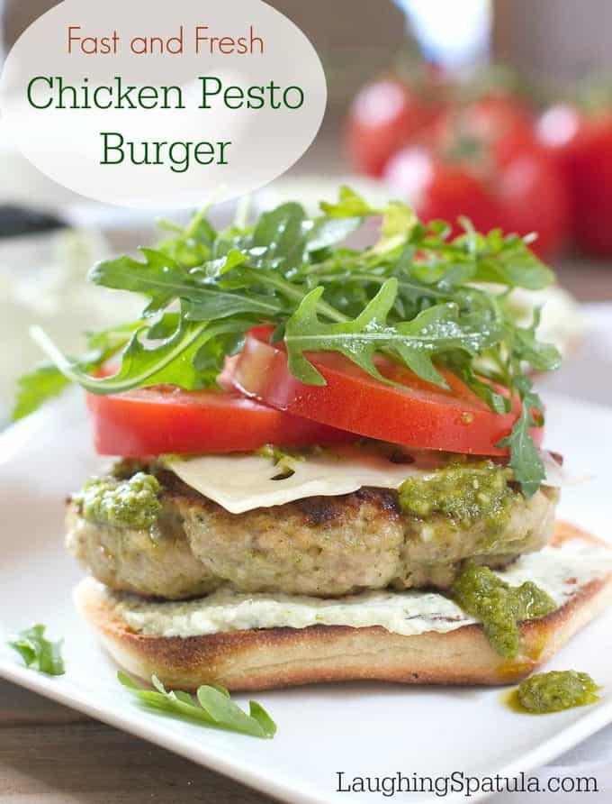 Pesto Chicken Burger