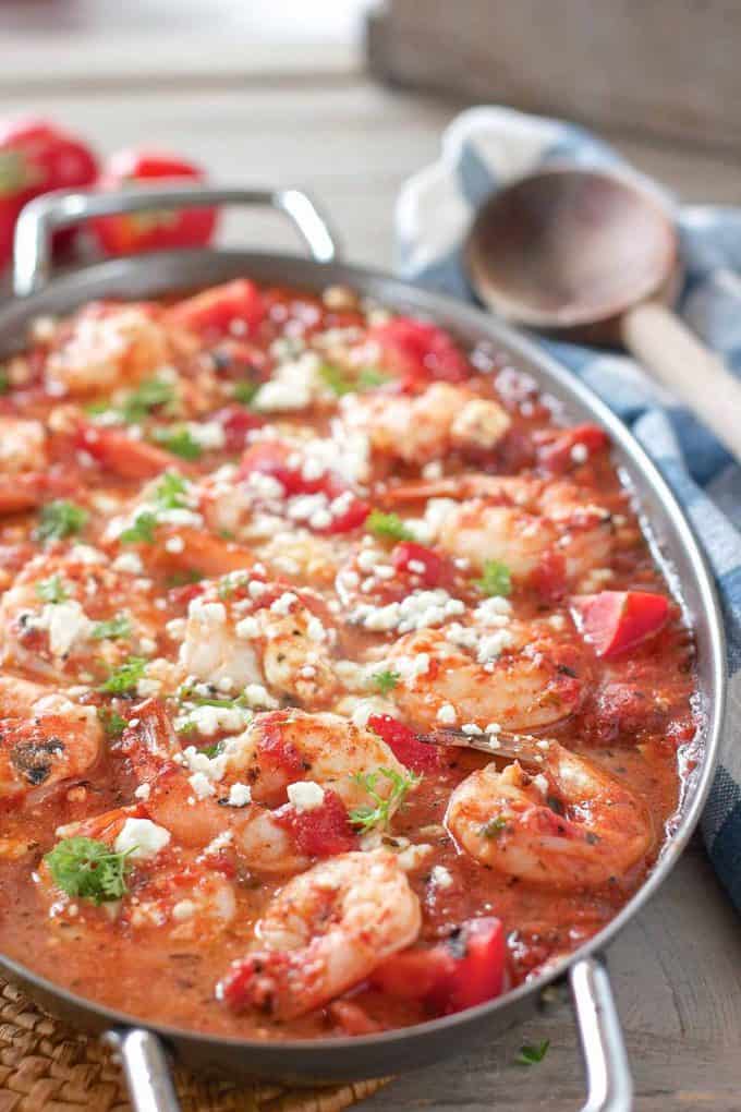 Bake Shrimp Tomato and Feta