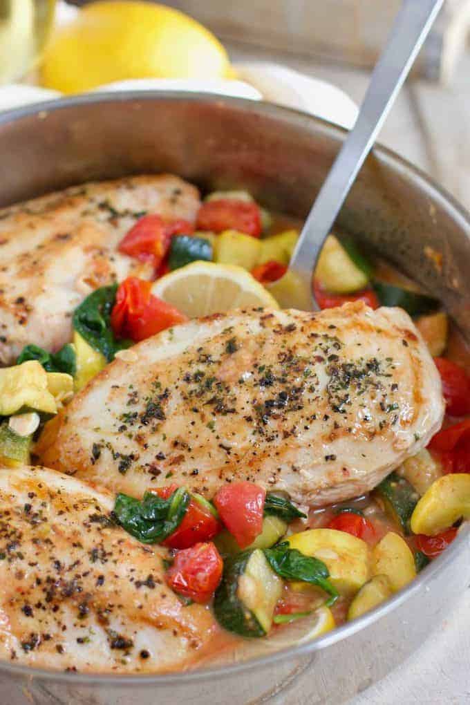 Italian Chicken Skillet Dinner