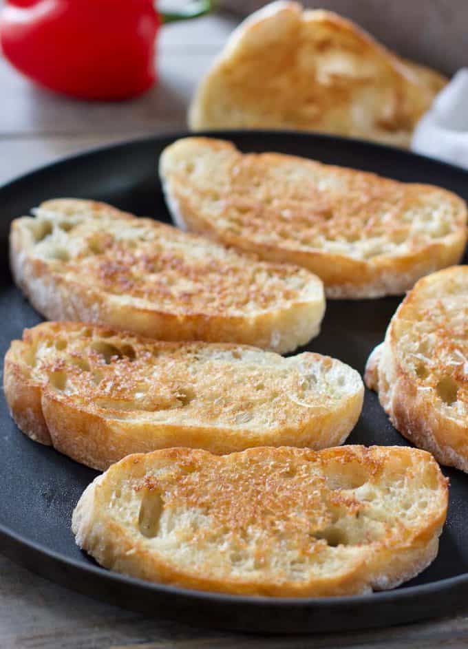 Toasted cheese bread