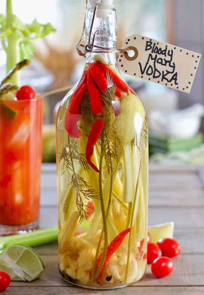 Bloody Mary Vodka in beautiful bottle