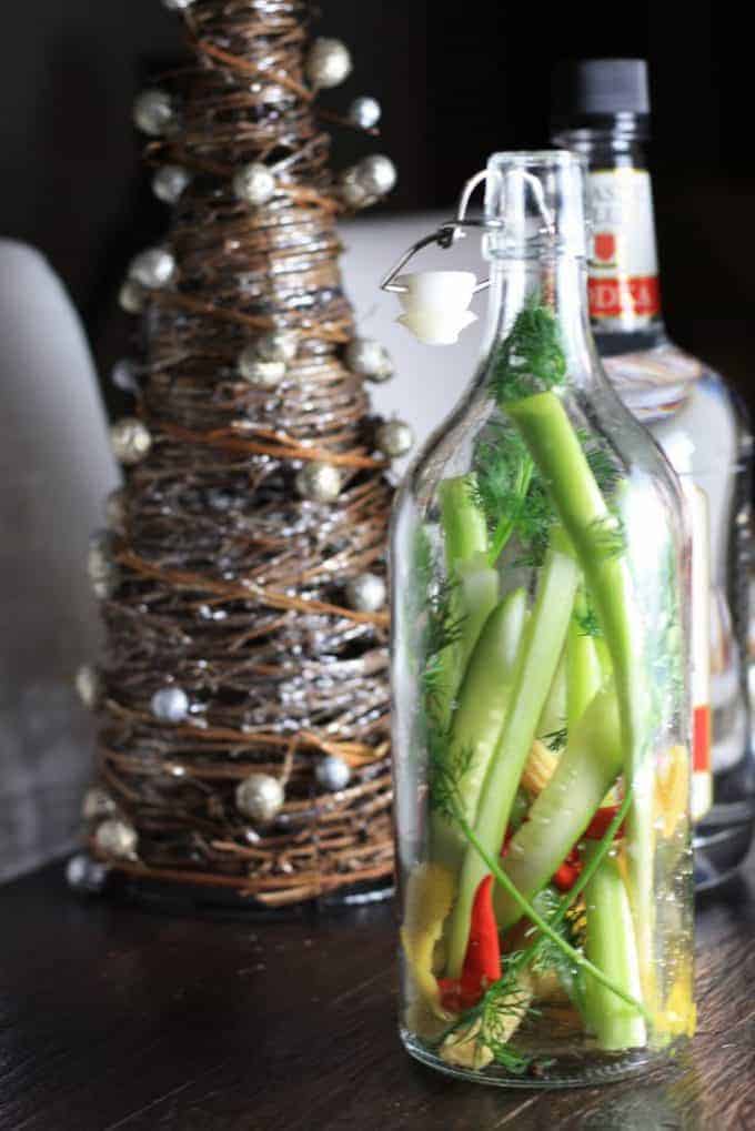 How to make Bloody Mary Infused Vodka