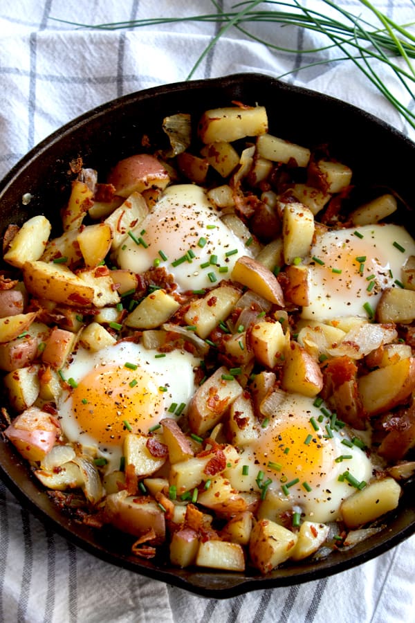 Potatoes and Eggs Skillet - Sandra's Easy Cooking