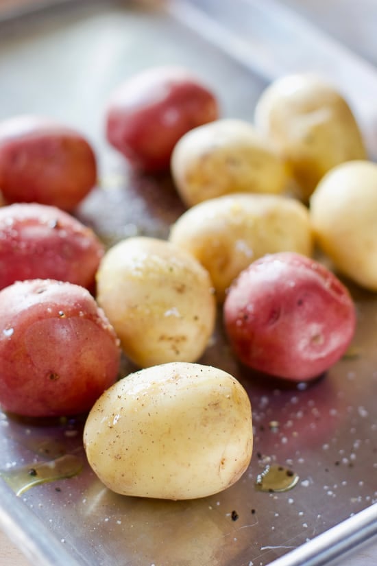 Roast Potatoes on a sheet pan