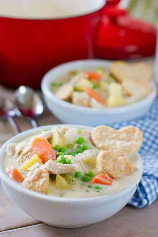 Chicken Pot Pie Soup (VIDEO) 