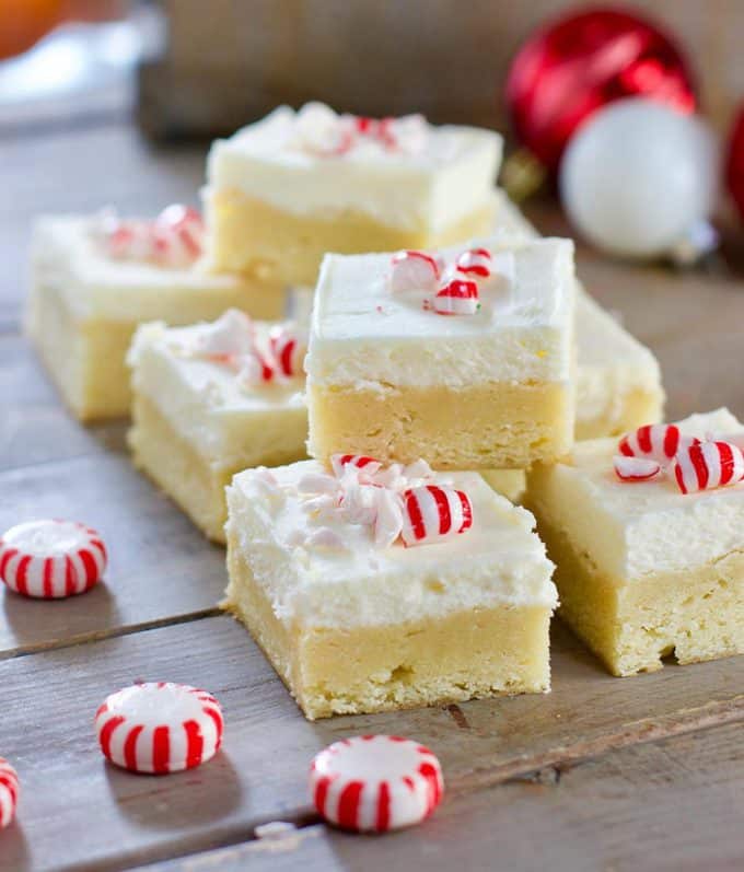 Soft Sugar Cookies with peppermint sprinkles