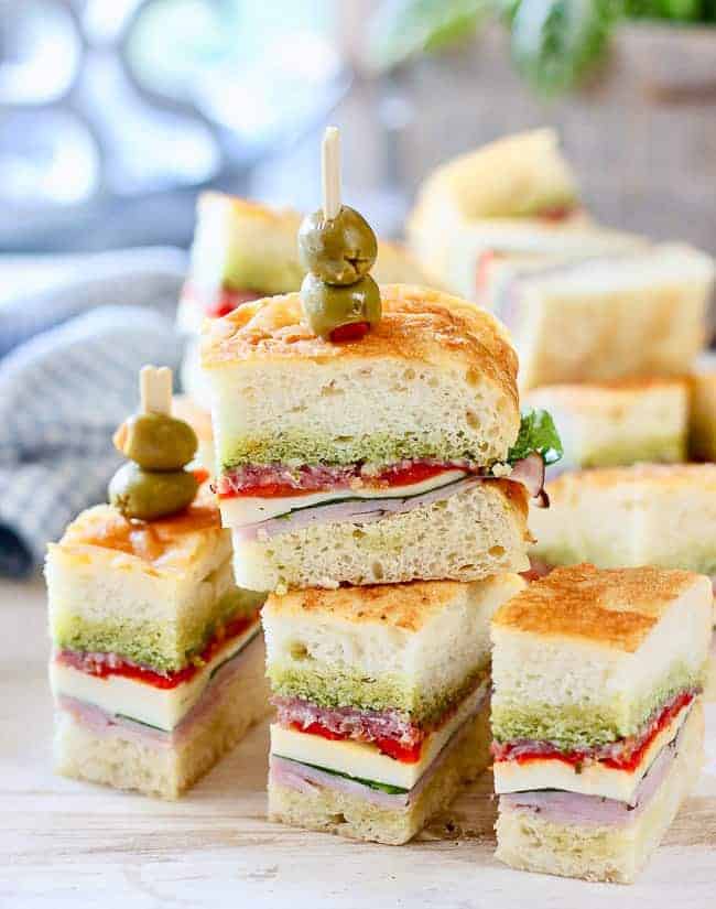 mini sandwiches