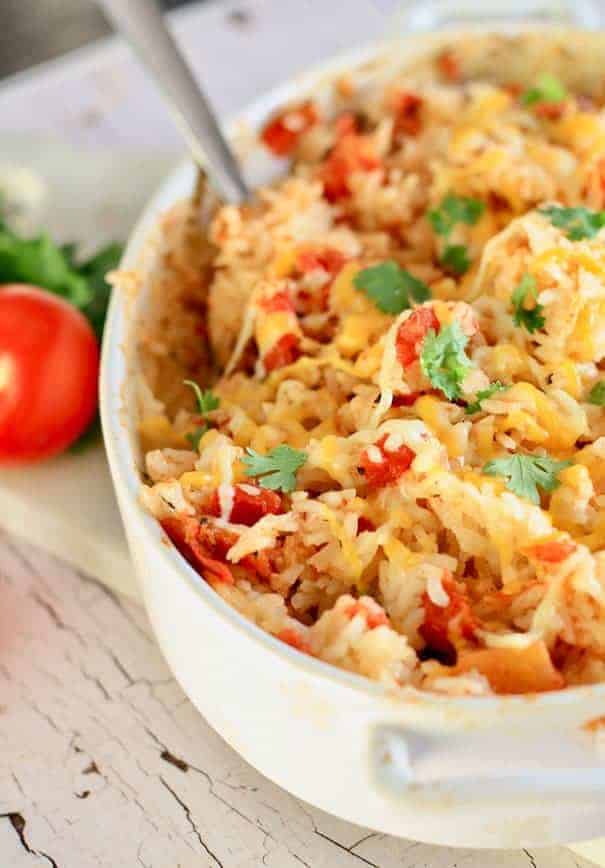 Oven baked shop mexican rice