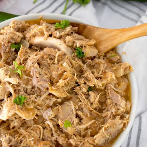 Slow Cooker Greek Chicken - Laughing Spatula