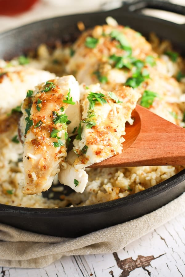 Baked Honey Mustard Chicken and Rice Laughing Spatula