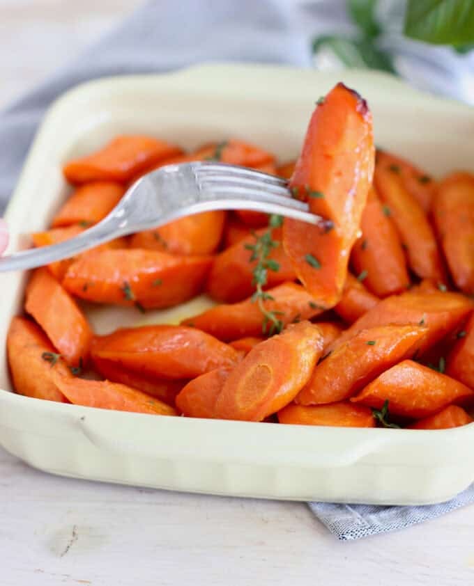 oven roasted glazed carrots