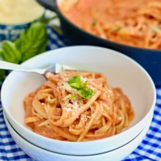 Tomato Pasta in a bowl