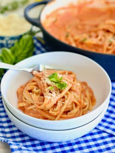 Tomato Pasta in a bowl