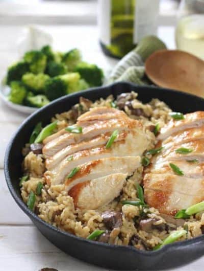 chicken and rice skillet