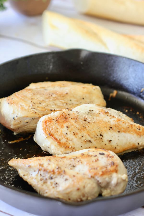 how to sear a chicken breast